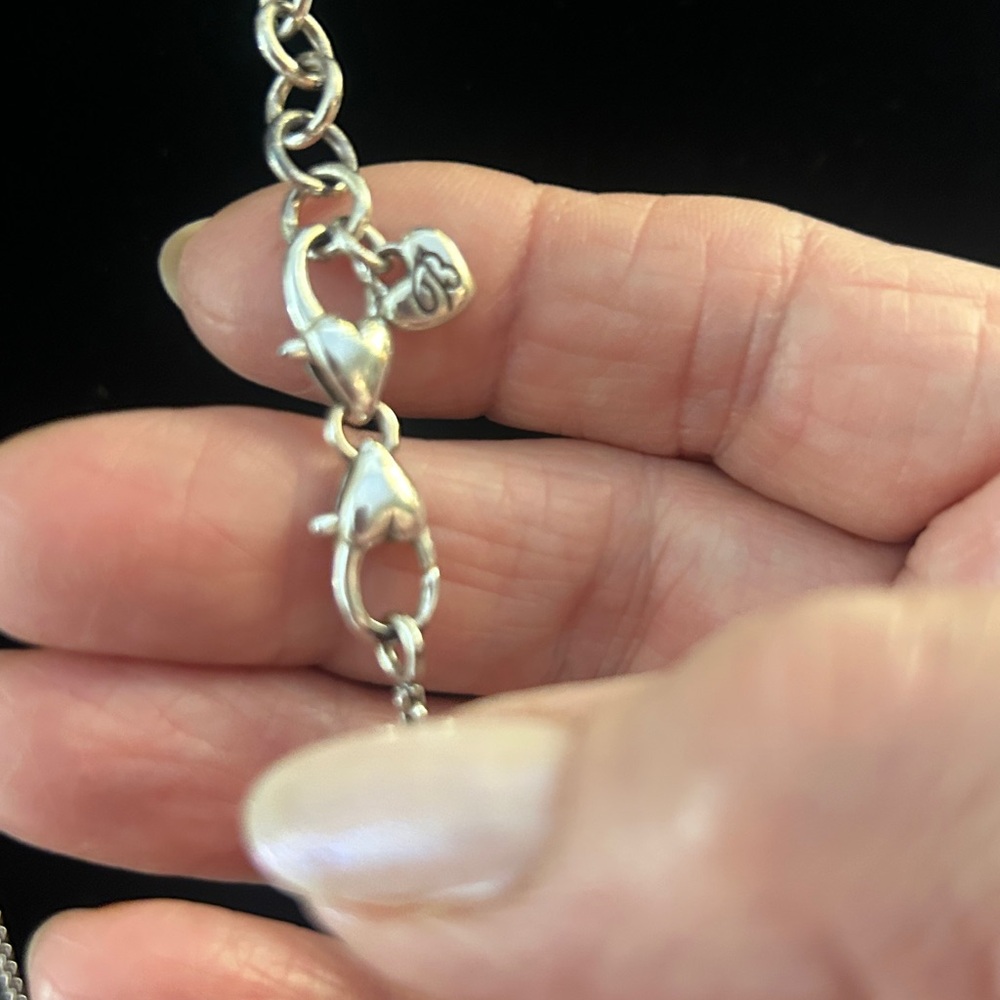 Brighton Sterling Silver Cable Chain Necklace - Classic Silver Tone. - Picture 2 of 5